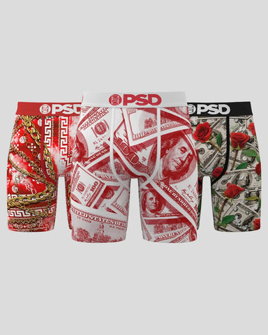3 Pack - Red Luxury