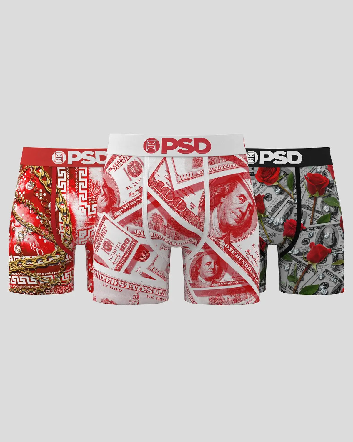 3 Pack - Red Luxury
